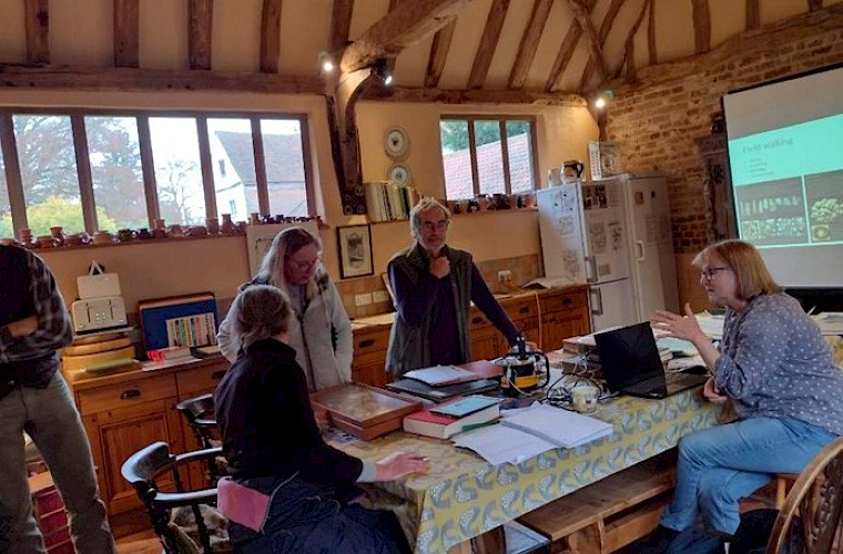 people meeting around a table